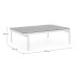 FLORENCIA WHITE WG20 COFFEE TABLE 120X75