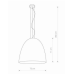 Suspended lamp EGG XL